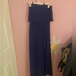 Pretty, Blue, Long formal dress. Size 4.